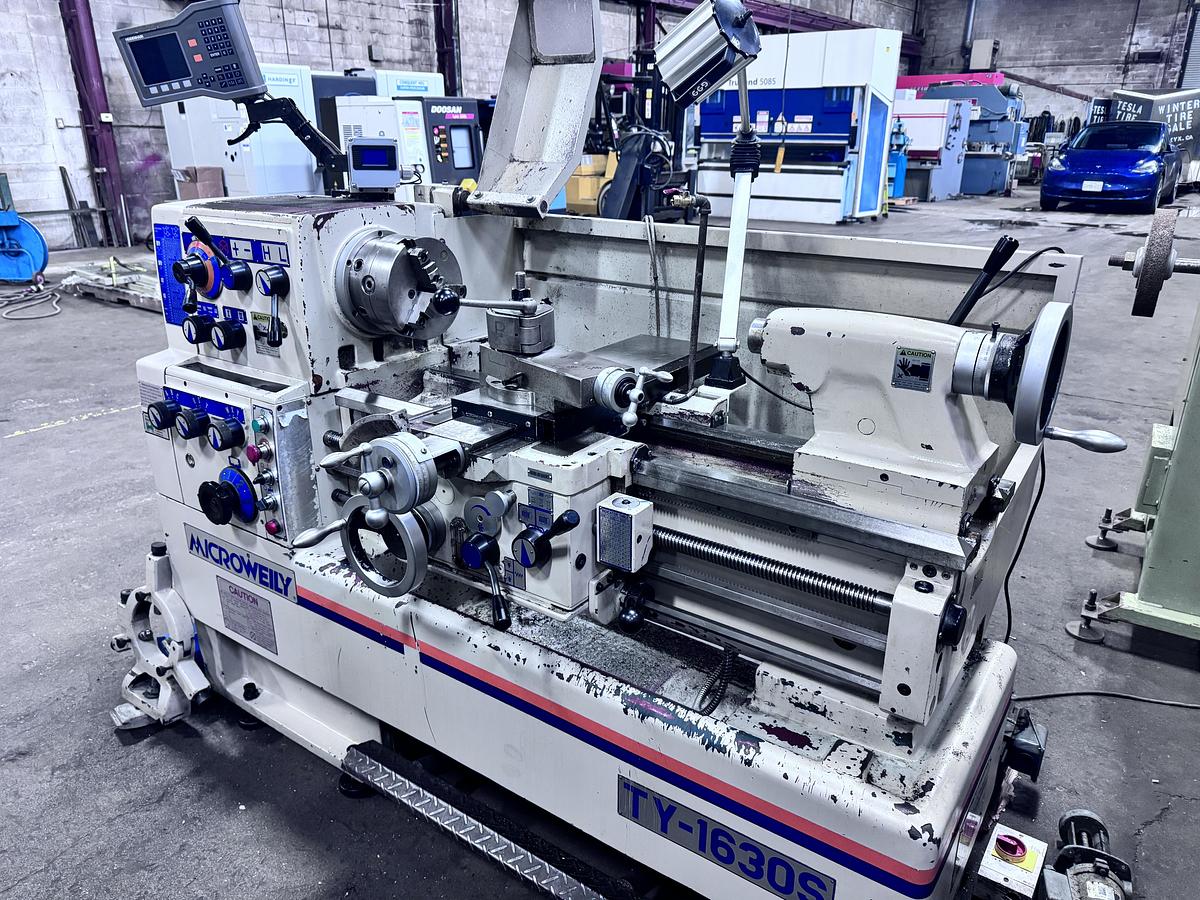 Used 16" X 30", MICROWEILY, 2017, TY-1630S, TOOLROOM LATHE