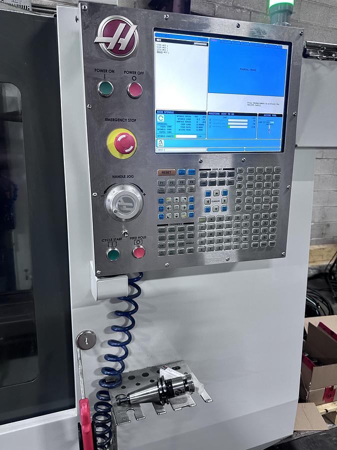 Used 30"X, 16"Y, 16"Z, HAAS, TM-1P, 2014, CNC TOOLROOM MILL, W/ 4TH AXIS ROTARY TABLE