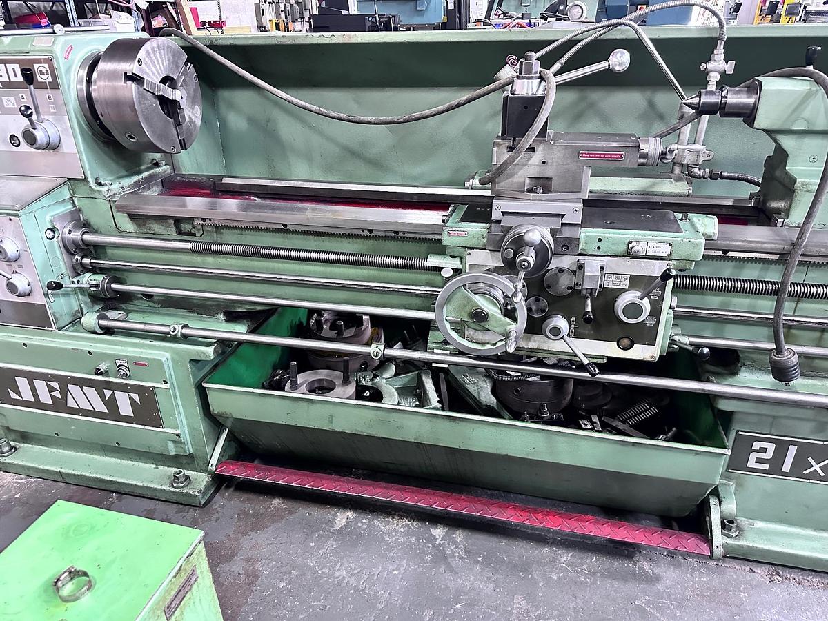 Used 21" X 60", JFMTL, ENGINE LATHE