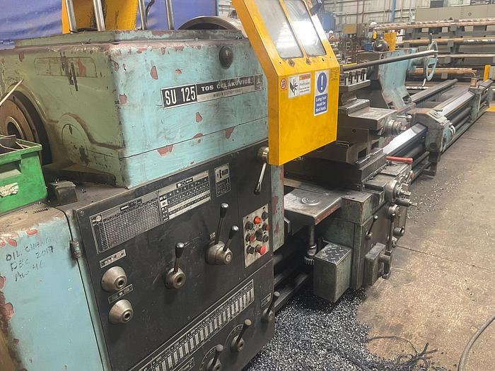 Used 40" x 240" TOS, HEAVY DUTY ENGINE LATHE, MODEL SU125