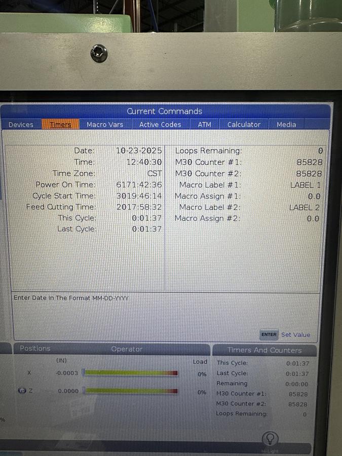 Used HAAS, MODEL ST-20, CNC LATHE, 2018