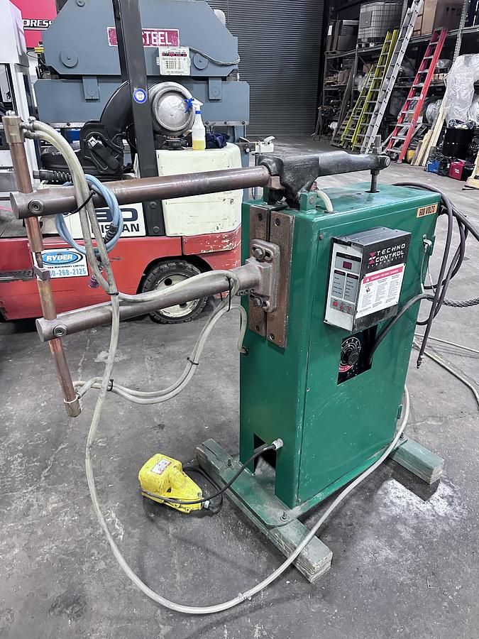 Used 15 KVA, WELDOMATIC SPOT WELDER