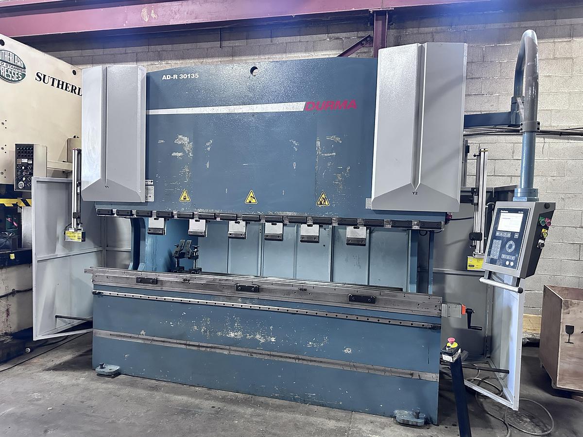 Used 150 TON X 10', DURMA, CNC HYDRAULIC PRESS BRAKE