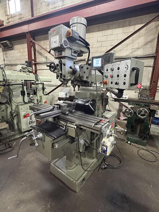 Used 10" x 50", FIRST, LC-185VSX-B, VERTICAL MILLING MACHINE