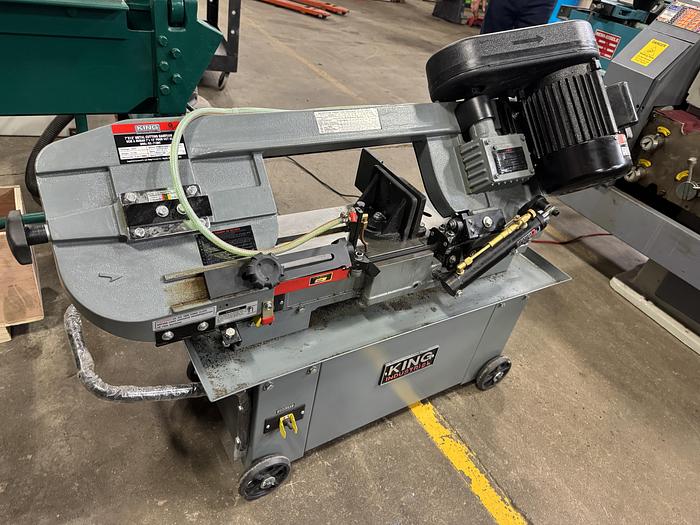 Used KING 7" X 12" HORIZONTAL /VERTICAL BANDSAW - 2021