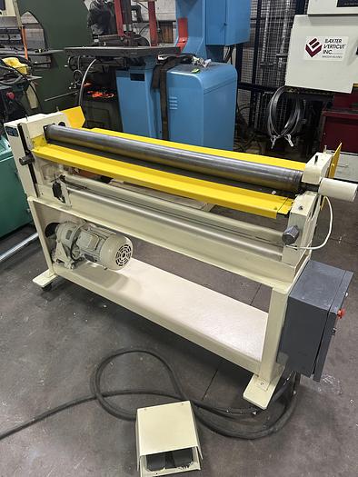 Used 16 GA. X 50", SAMPSON, INITIAL PINCH PLATE ROLLS