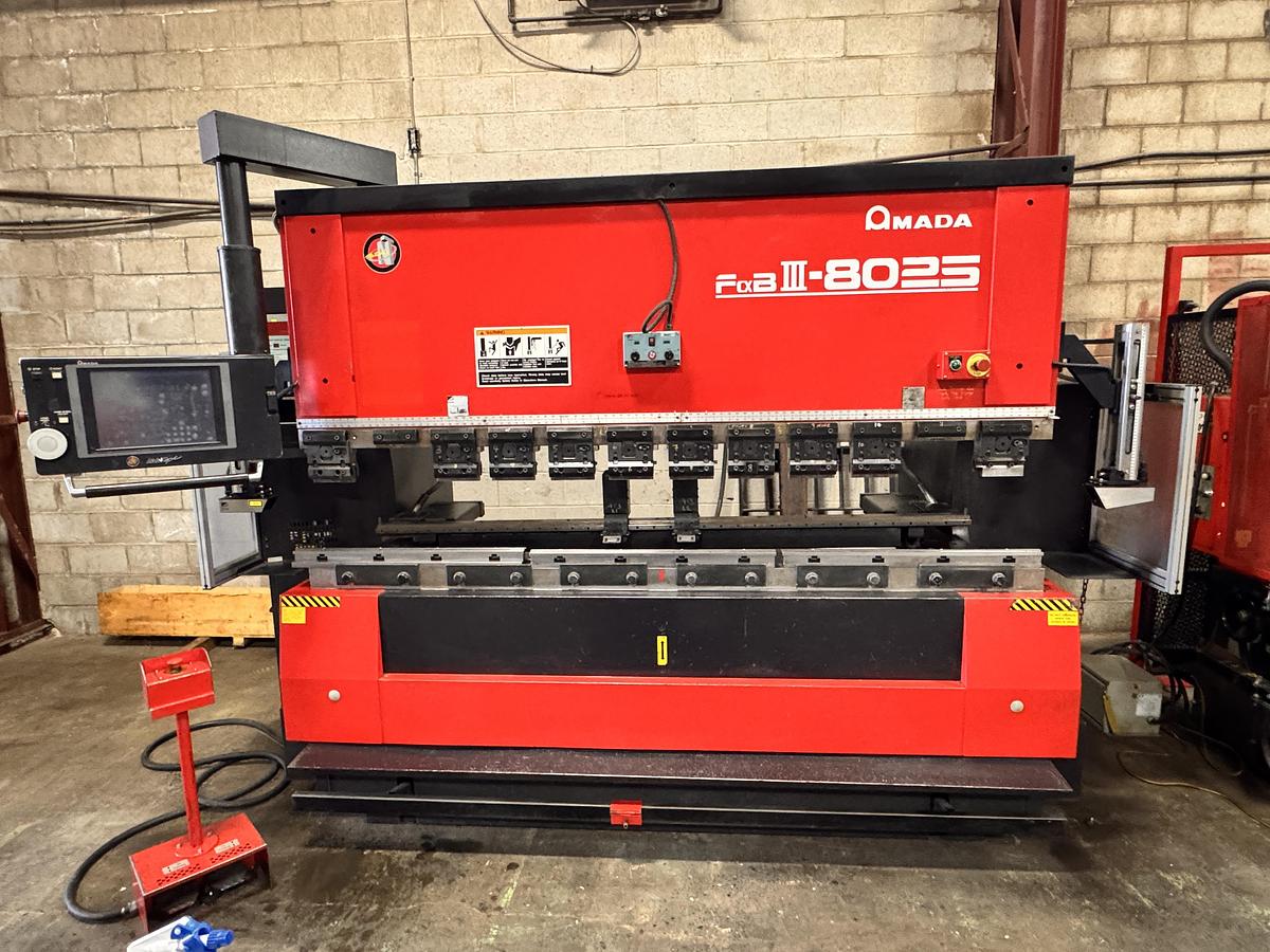 Used AMADA, FBD-8025NT, CNC BRAKE PRESS