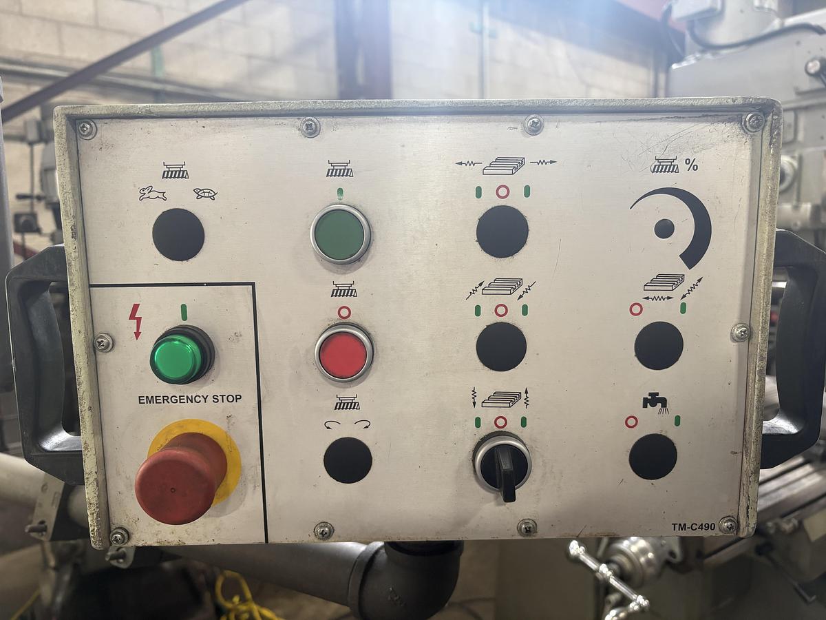 Used 10" x 50", FIRST, LC-185VSX-B, VERTICAL MILLING MACHINE