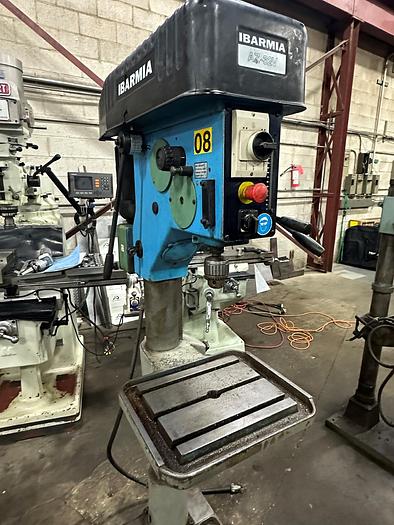 Used IBARMIA, MODEL AZ-32V, STEP PULLEY BELT TYPE, FLOOR STANDING DRILL