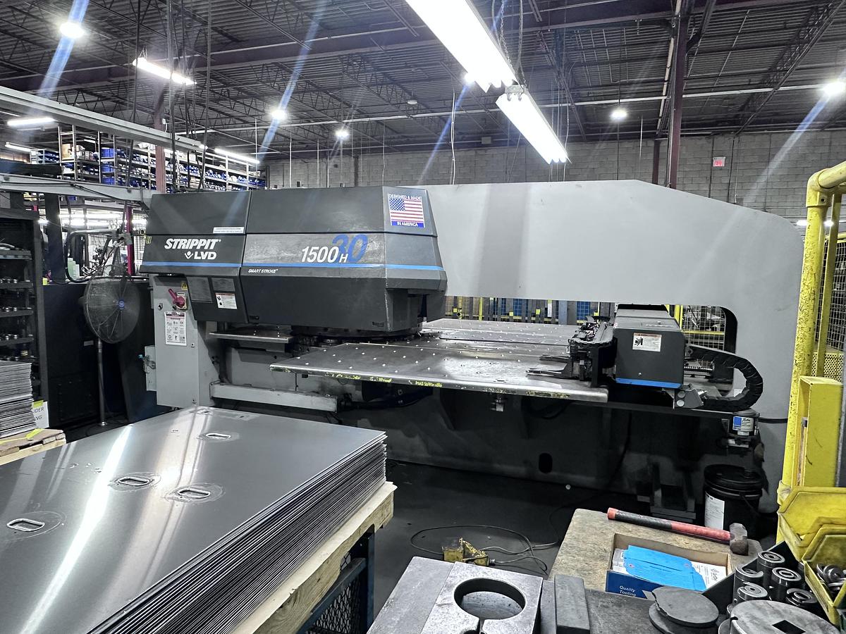 Used 33 TON, STRIPPIT, MODEL 1500H-30, CNC TURRET PUNCH