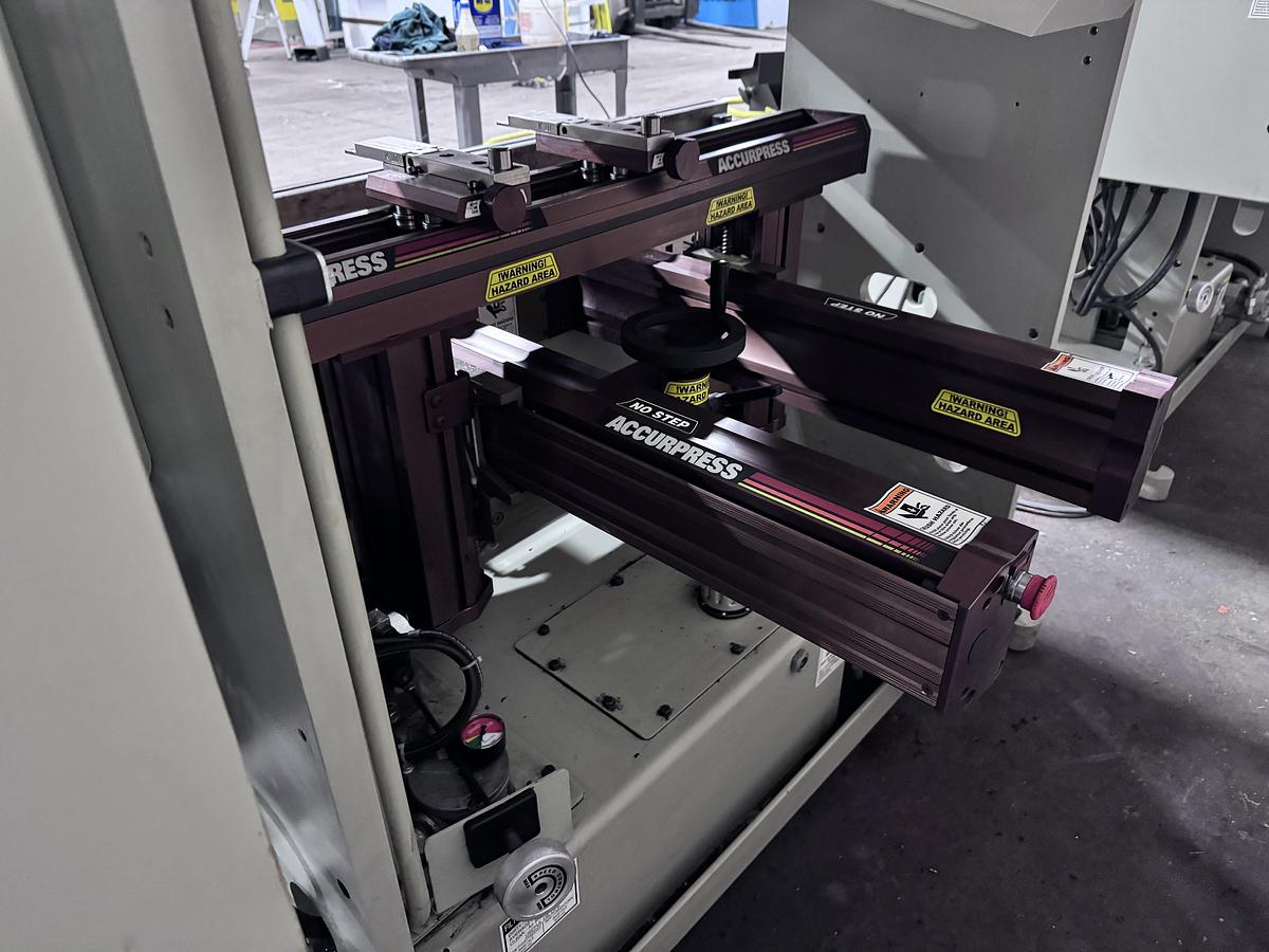 Used 25 TON X 4', ACCURPRESS, MODEL 7254, CNC HYDRAULIC PRESS BRAKE, 2012