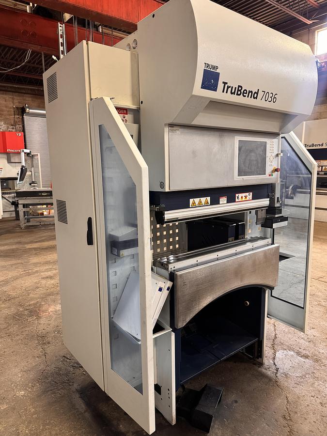 Used 40 TON X 40", TRUMPF, TRUBEND 7036 ELECTRIC CNC PRESS BRAKE, 2015