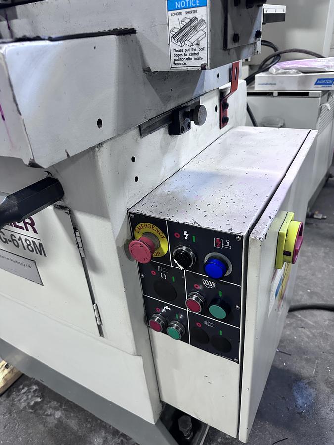 Used 6" X 18", CHEVALIER,  FSG-618M, 2014, MANUAL SURFACE GRINDER