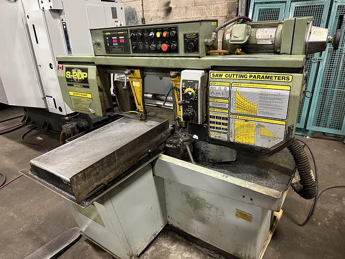 Used 13" X 18" HYD-MECH, S20P, SEMI-AUTOMATIC HYDRAULIC HORIZONTAL BANDSAW