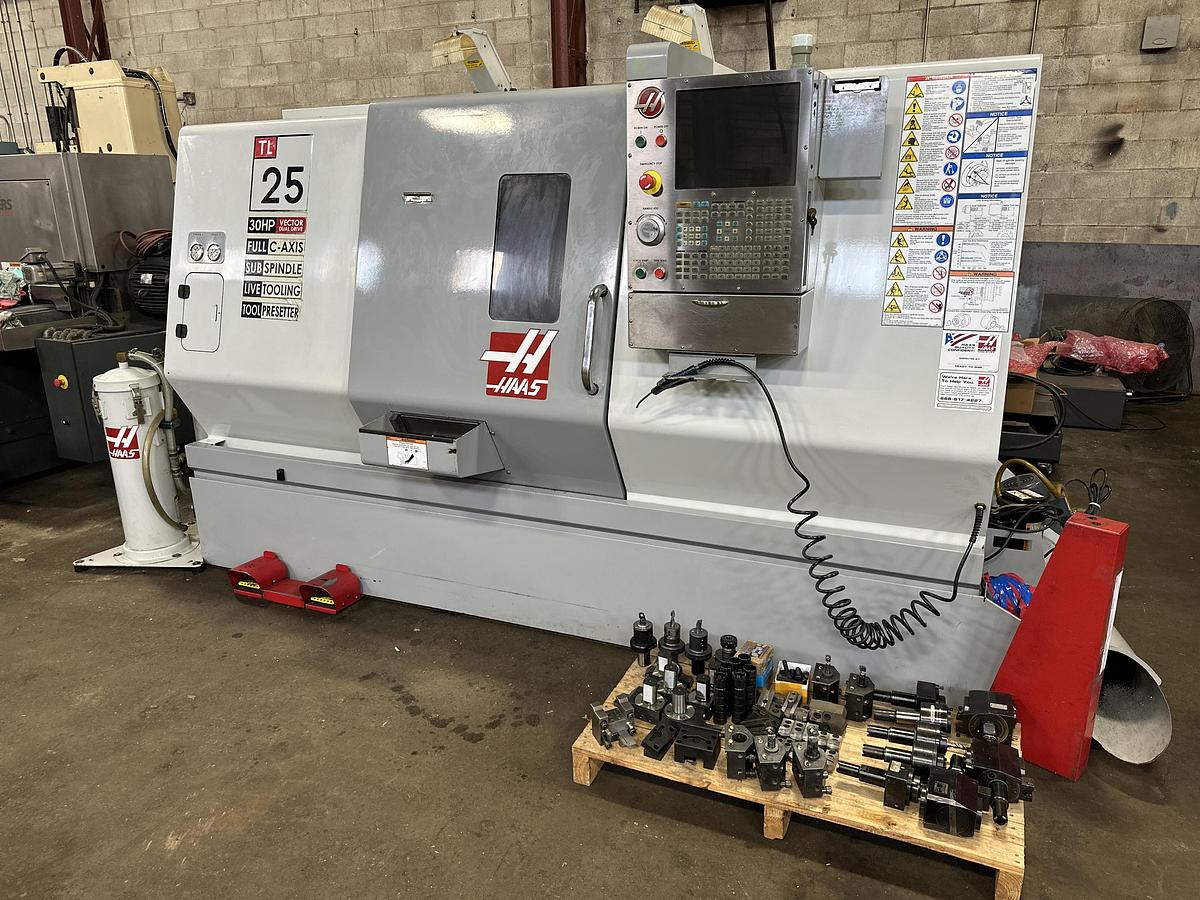 Used HAAS TL-25, CNC LATHE, 2010, LIVE MILL & TURN