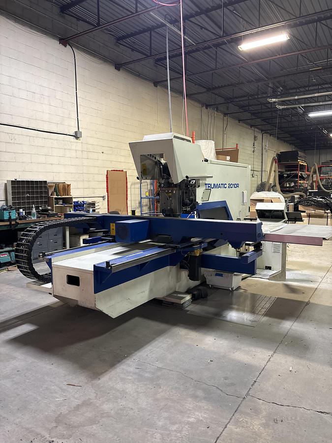 Used 20 TON, TRUMPF TRUMATIC, 2010R, CNC TURRET PUNCH