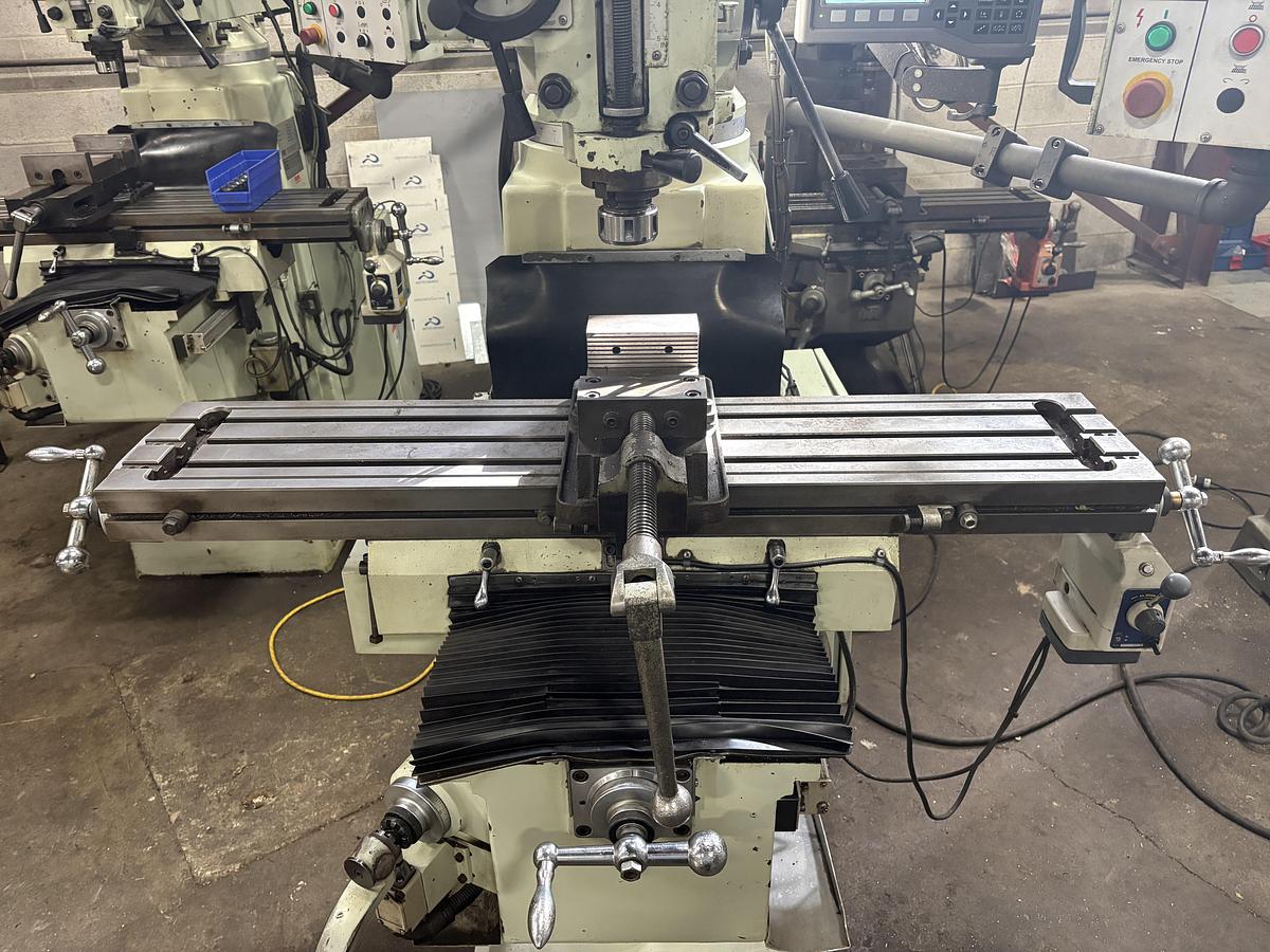Used 10" x 50", FIRST, LC-185VSX-B, VERTICAL MILLING MACHINE
