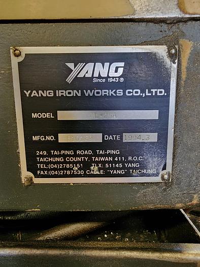 Used YANG MODEL ML-25 CNC LATHE W/ FANUC OT CNC CONTROL