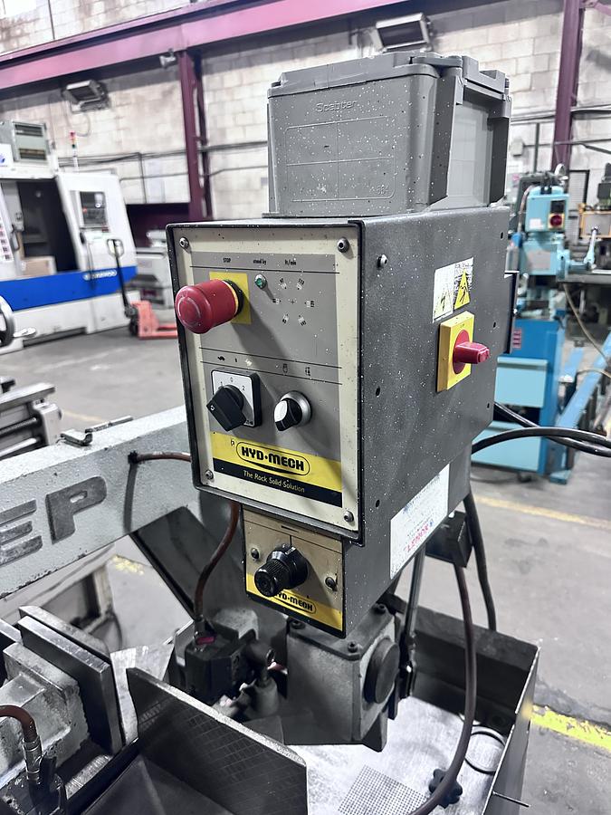 Used 9" X 11", HYD-MECH, DOUBLE MITERING, HORIZONTAL BANDSAW