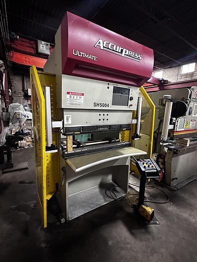Used 50 TON X 4' ACCURPRESS, CNC HYBRID CNC PRESS BRAKE
