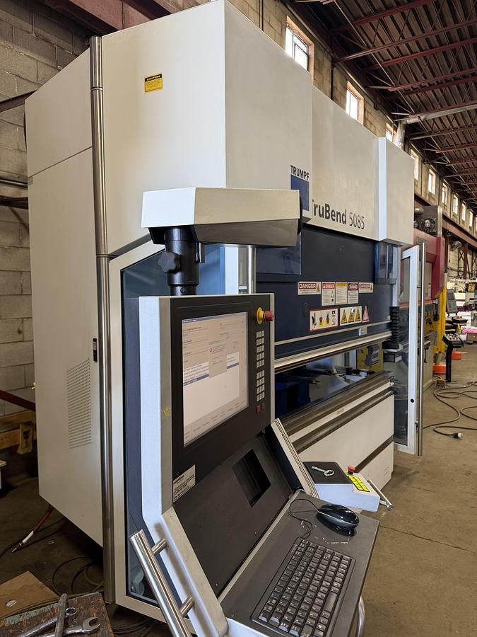 Used 86 TON X 87", TRUMPF, 2017, MODEL TRUBEND 5085, CNC HYDRAULIC PRESS BRAKE