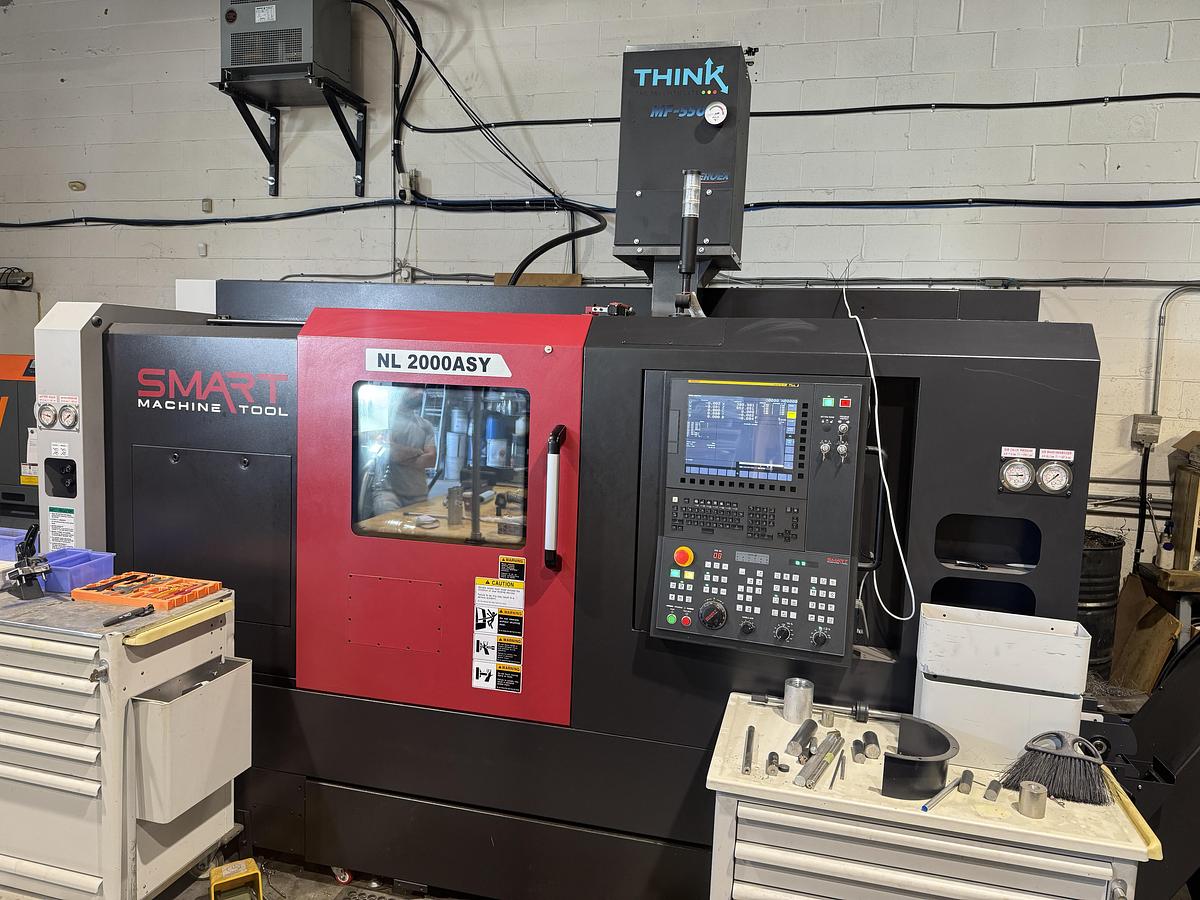 Used SMART MODEL NL2000 ASY, SUB SPINDLE LIVE TOOL , Y AXIS CNC LATHE