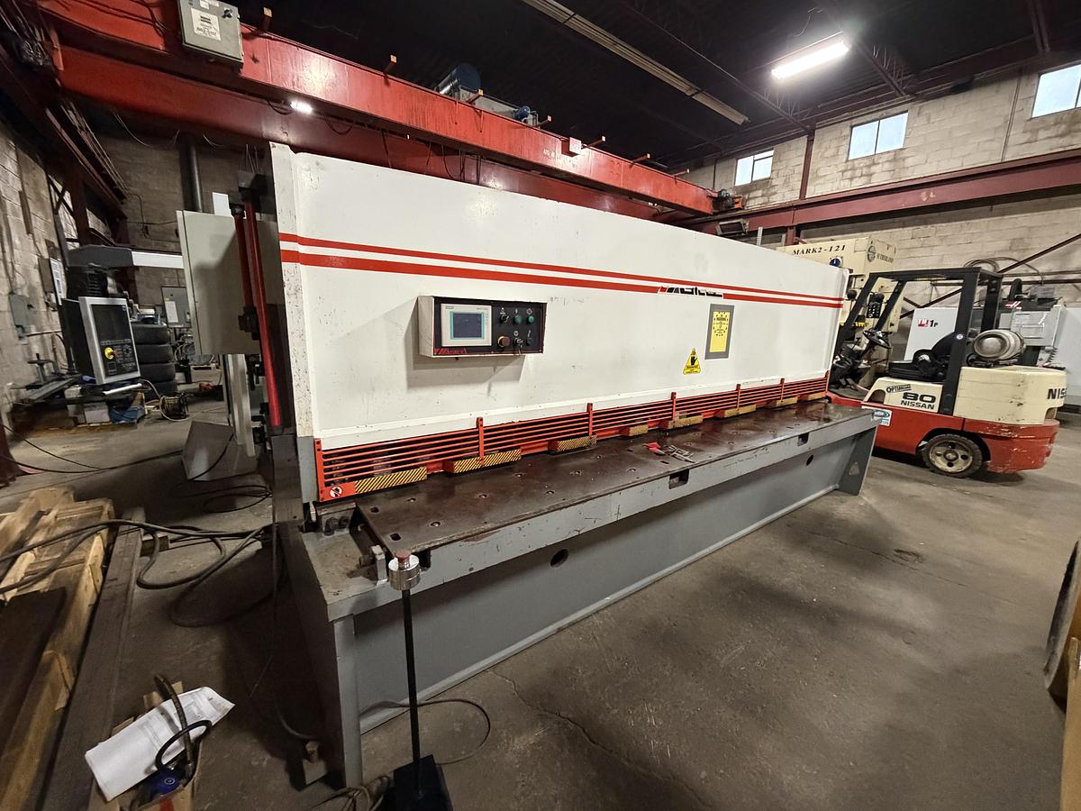 Used 1/2" X 12' MASTEEL, 2016, HYDRAULIC SHEAR