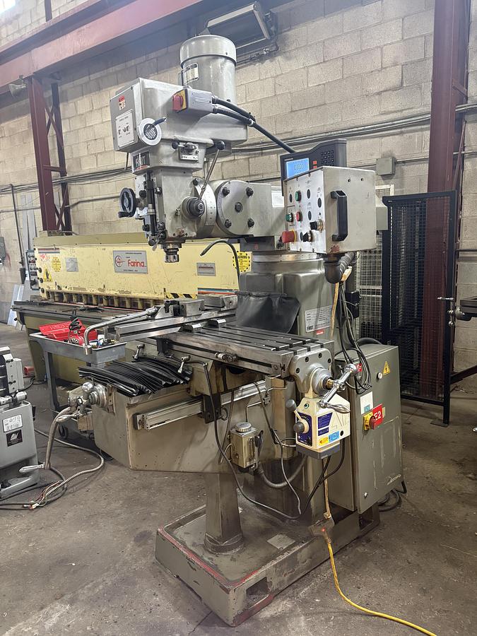 Used 10" x 50", FIRST, LC-185VSX-B, VERTICAL MILLING MACHINE