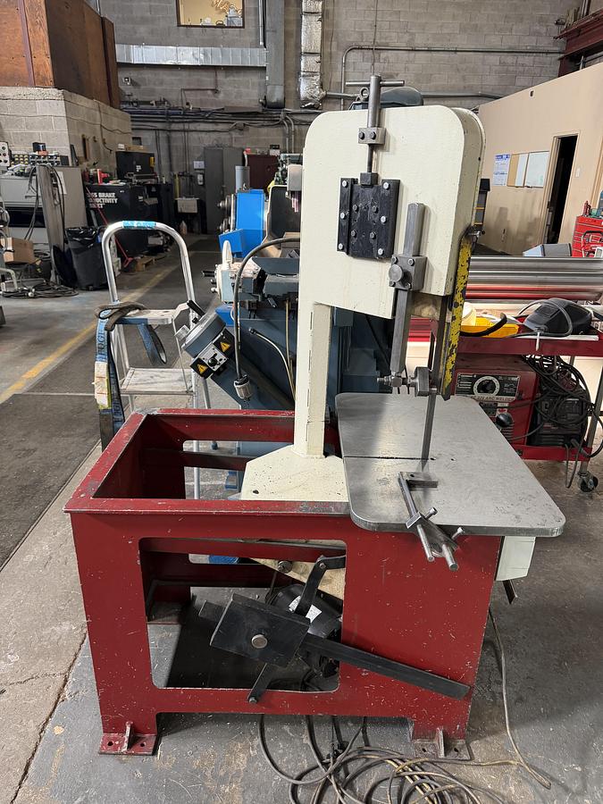 Used BAXTER, MODEL 115C, VERTICAL ROLL-IN SAW