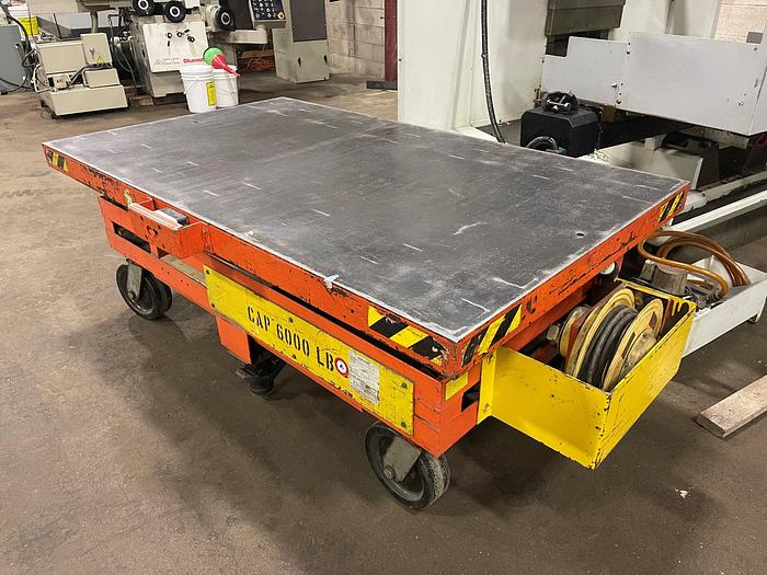 Used 6,000 LBS., BLUE GIANT, 42" X 72" HYDRAULIC LIFT