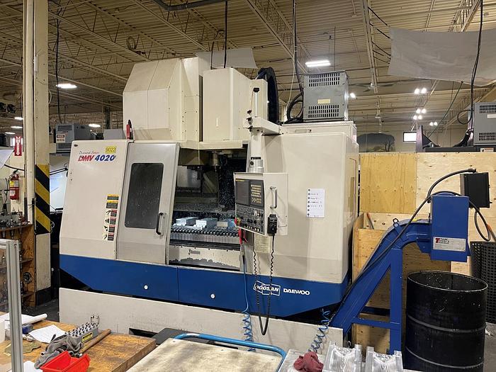 Used 40"X, 20"Y, 24"Z, DAEWOO DOOSAN, 2005, CNC VERTICAL MACHINING CENTER