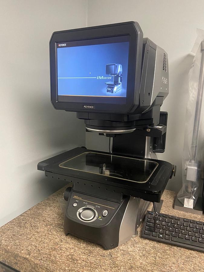 Used KEYENCE, OPTICAL MEASURING MACHINE, MODEL IM-7030, 2019