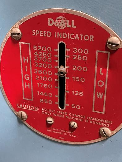 Used 13" x 36" DOALL, VERTICAL BANDSAW