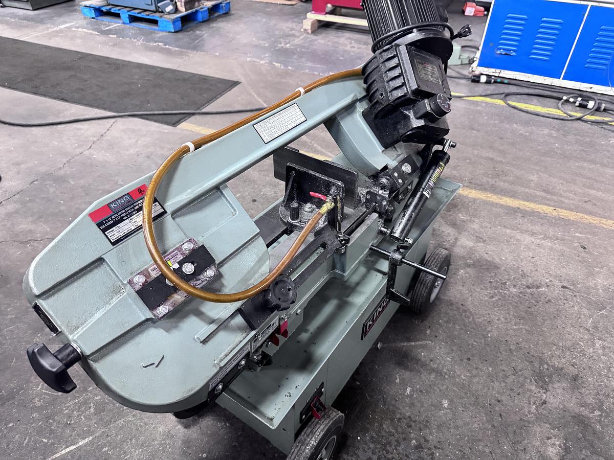 Used 7" X 12", KING, KC-712GH, HORIZONTAL BANDSAW, 2021