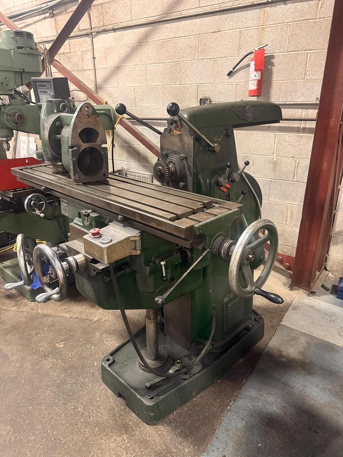 Used 12" x 51" VILH PEDERSEN, UNIVERSAL TOOLROOM MILL