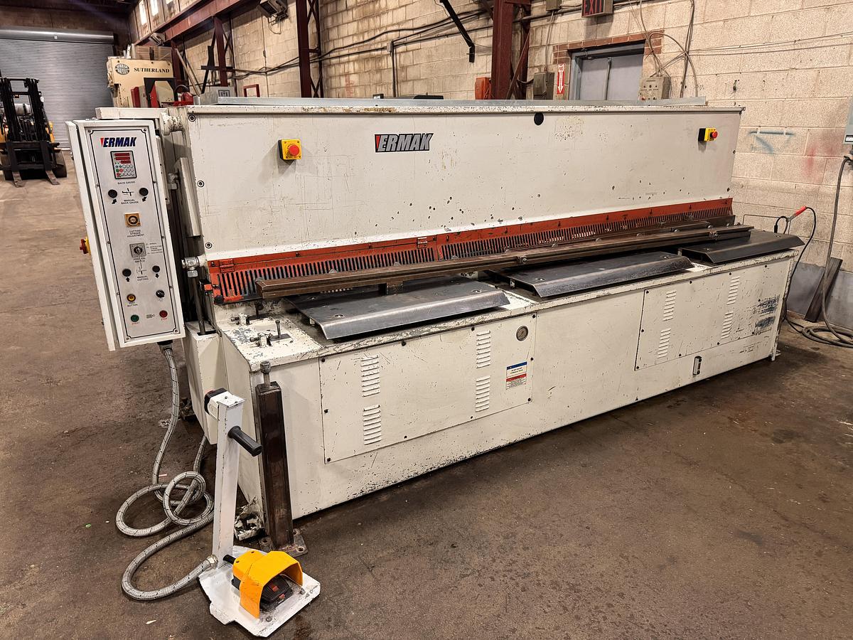 Used 1/4" X 10', ERMAK, HYDRAULIC SHEAR