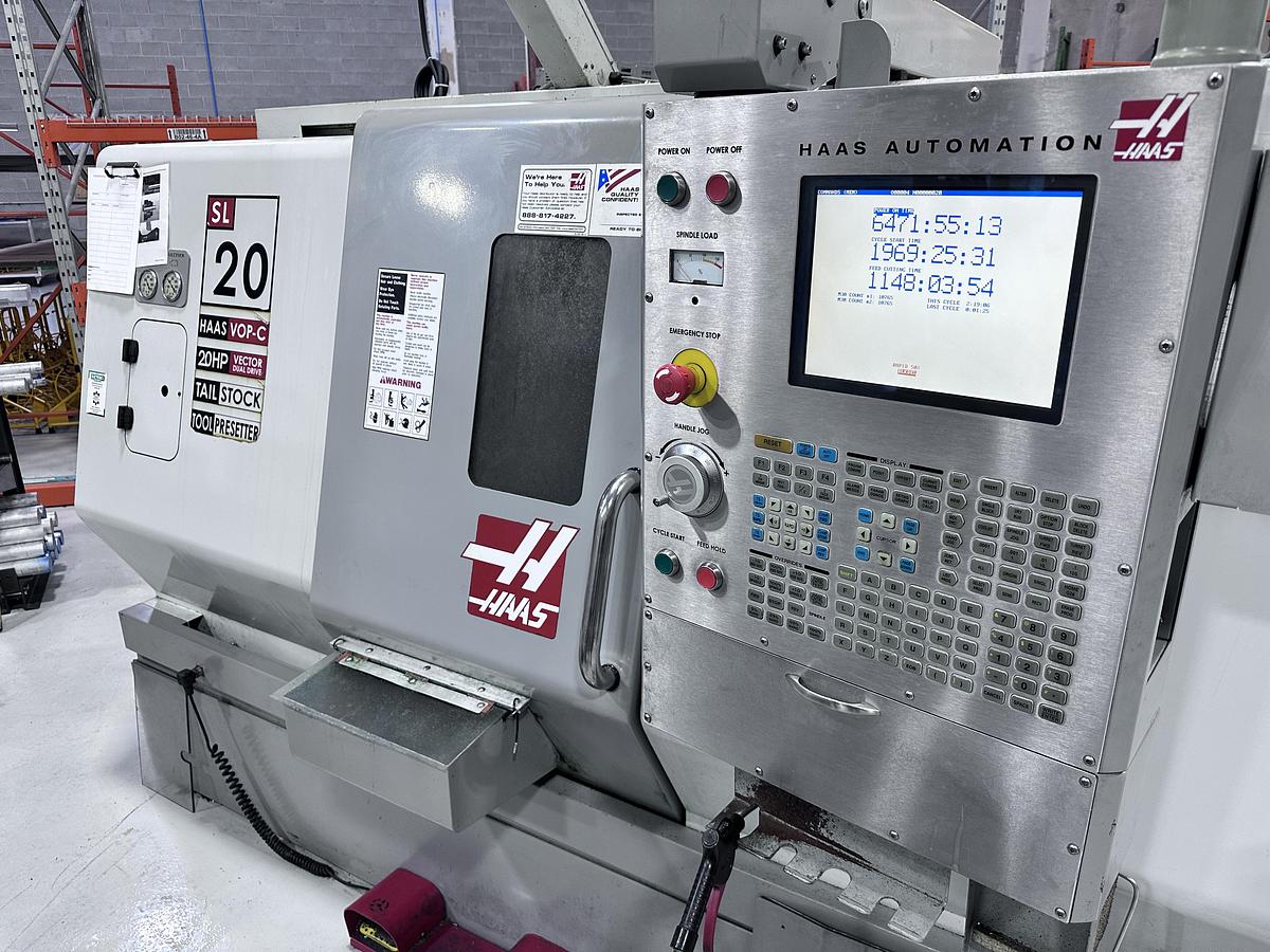 Used HAAS, SL-20, 2006, CNC LATHE