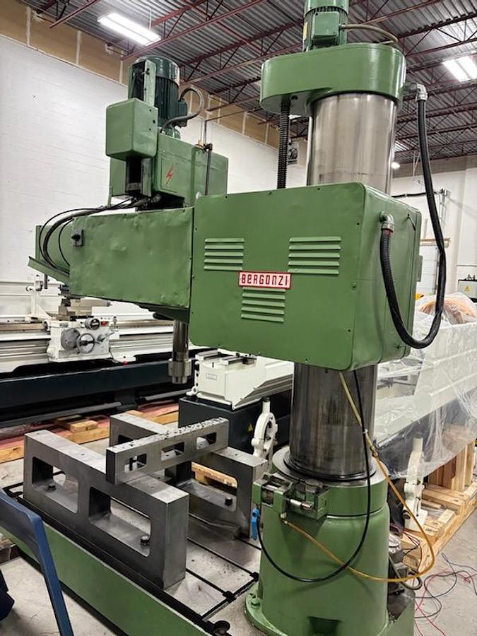 Used 5' ARM, BERGONZI, MODEL TM50/1600, RADIAL ARM DRILL