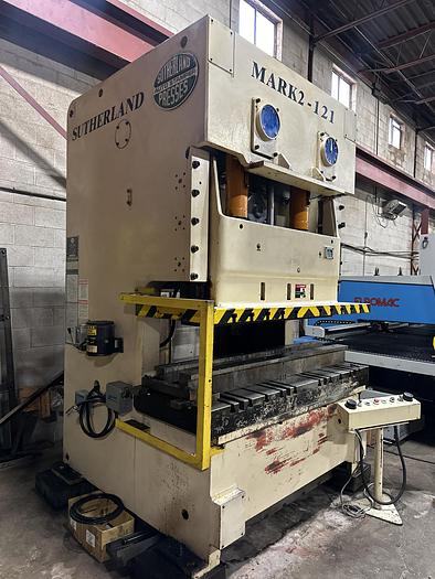 Used SUTHERLAND 121 TON OBS GAP FRAME PRESS -2000