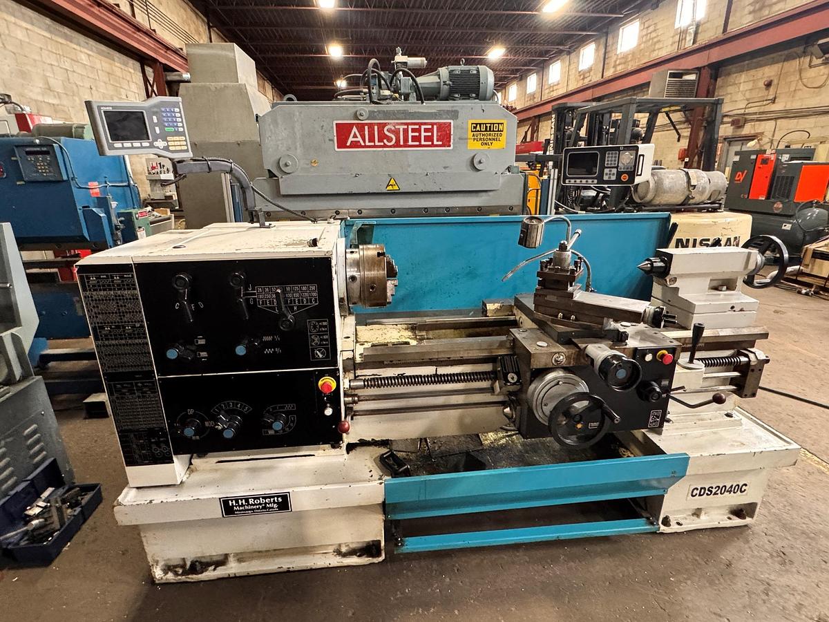 Used 20" X 40" HH ROBERTS TOOLROOM LATHE