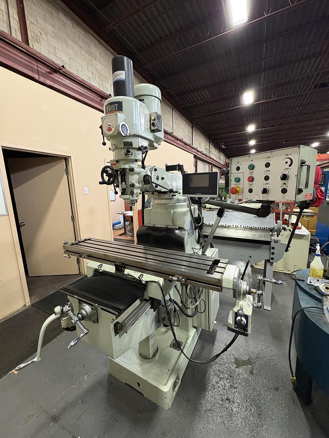 Used 10" x 48", FIRST, 2018, LC-165VS-B, VARIABLE SPEED VERTICAL MILLING MACHINE