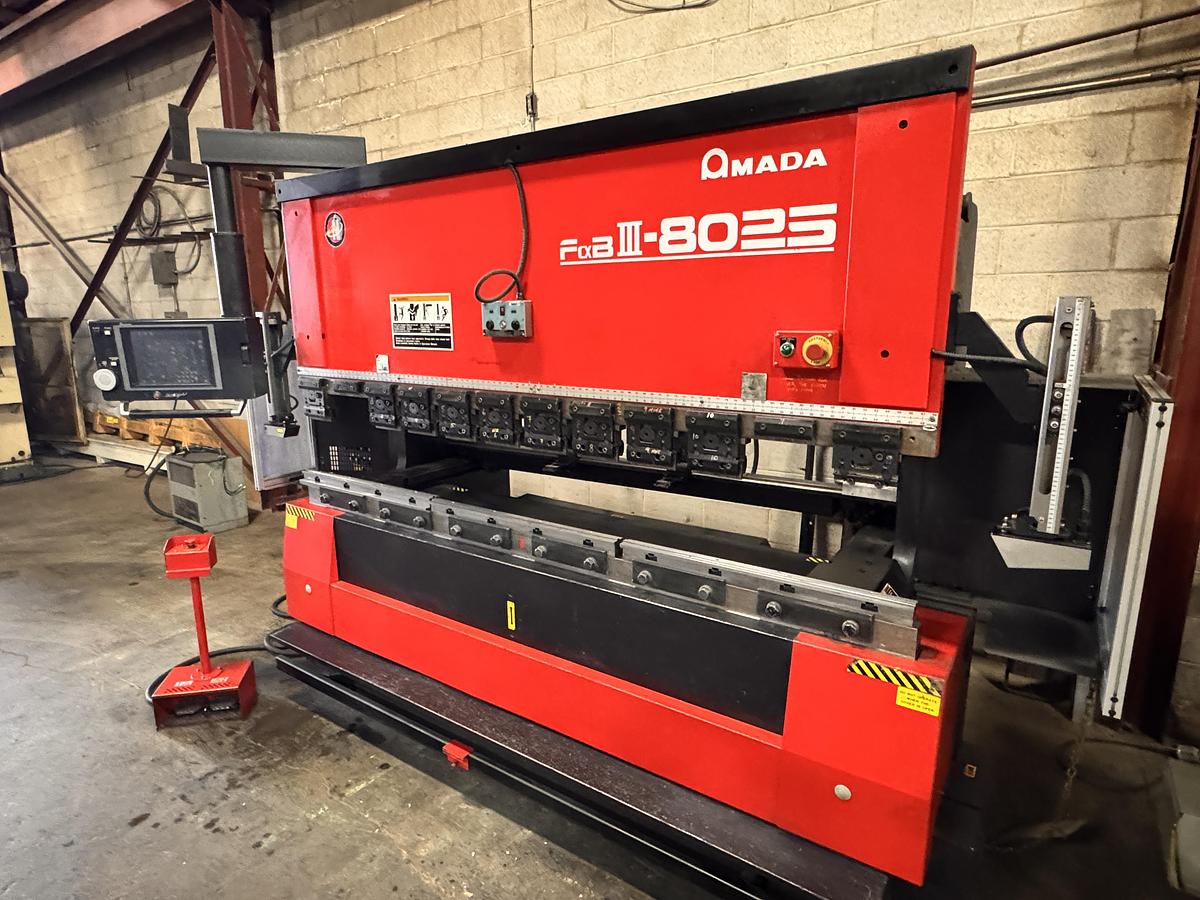 Used AMADA, FBD-8025NT, CNC BRAKE PRESS