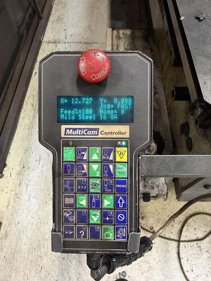 Used MULTICAM 5' X 10 PLASMA MACHINE W/ HYPERTHERM POWERMAX 