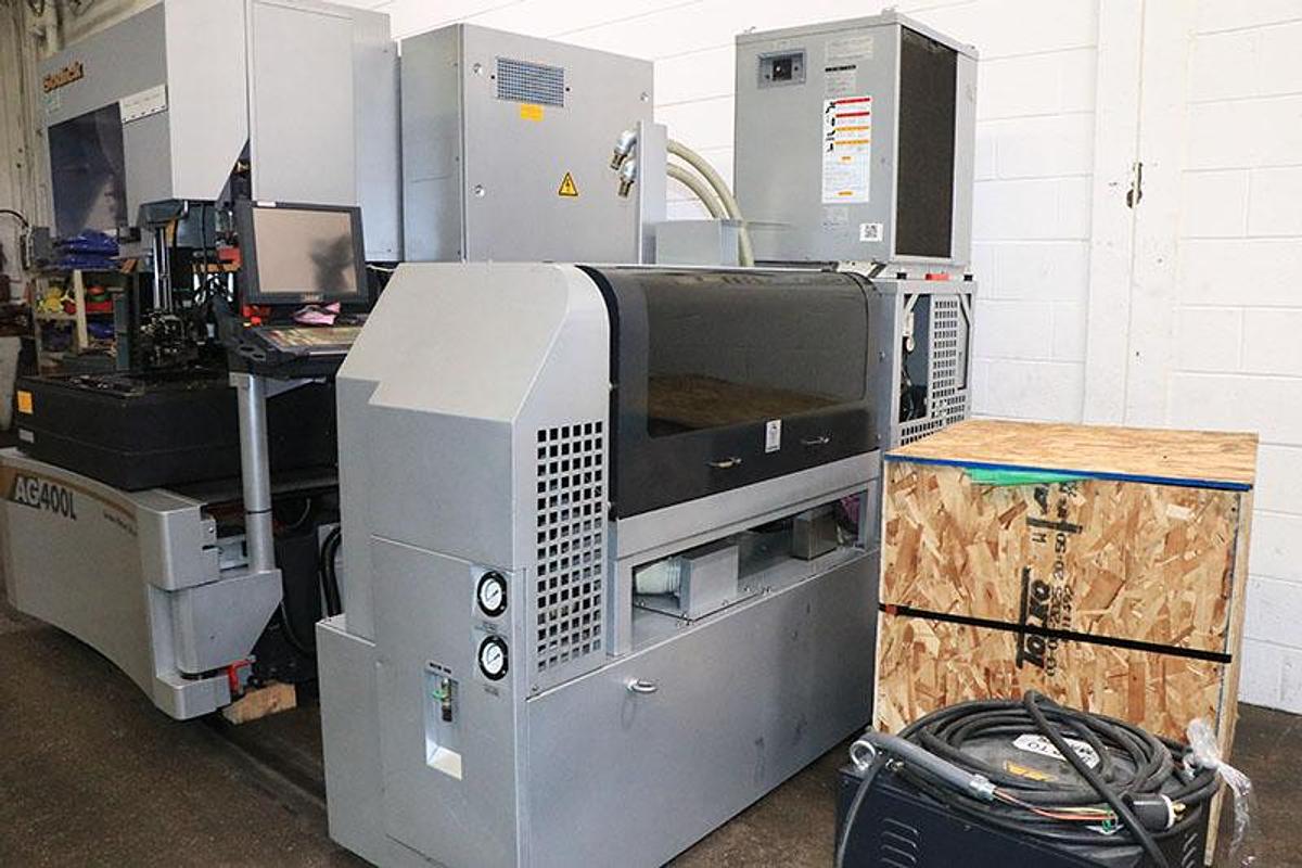 Used SODICK MODEL AG400L WIRE EDM MACHINE -2012
