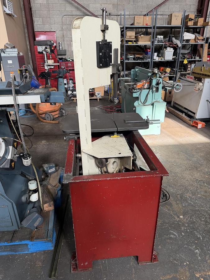 Used BAXTER, MODEL 115C, VERTICAL ROLL-IN SAW