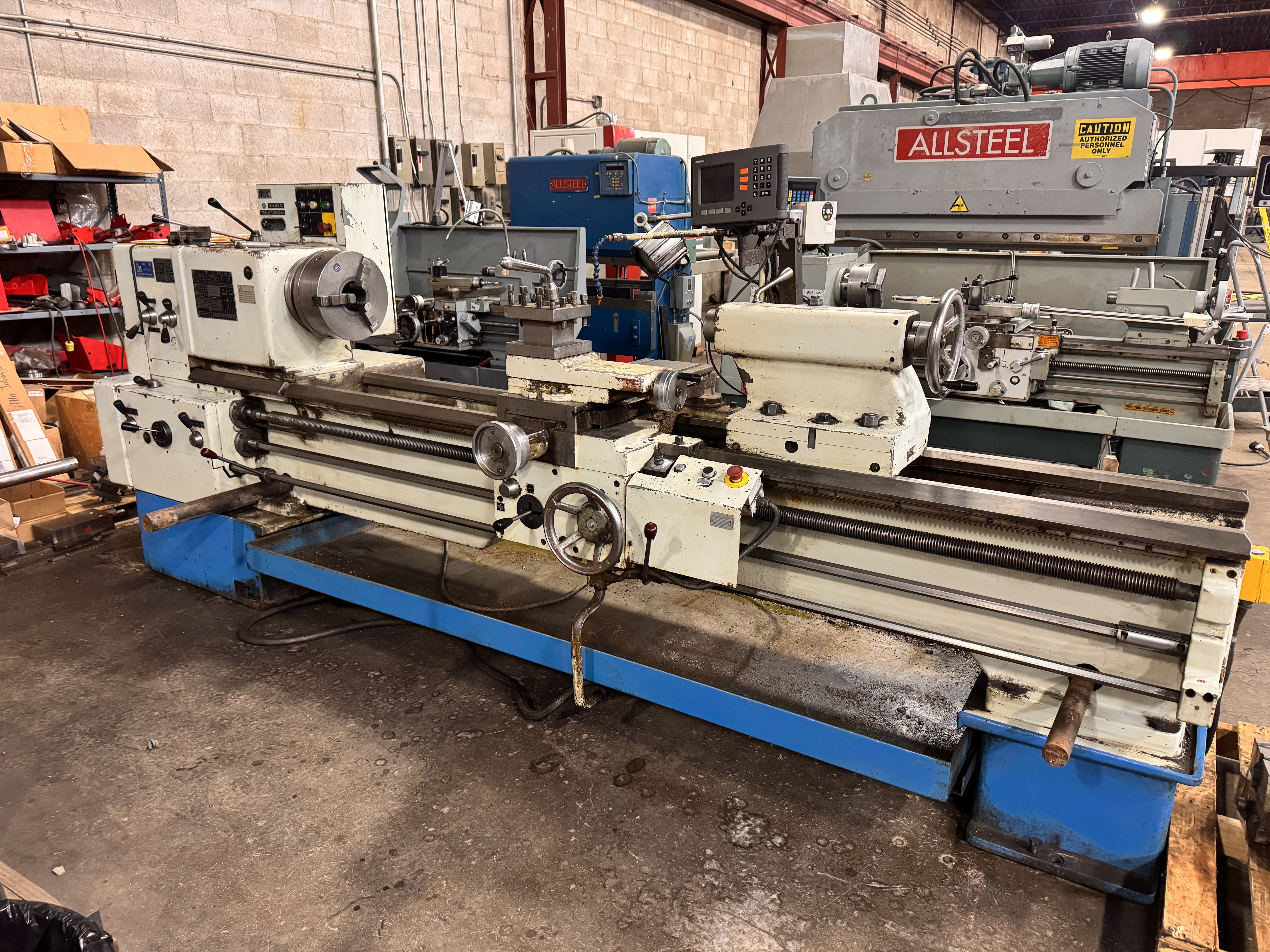 Used 25" x 80", TOS, SN63C, ENGINE LATHE
