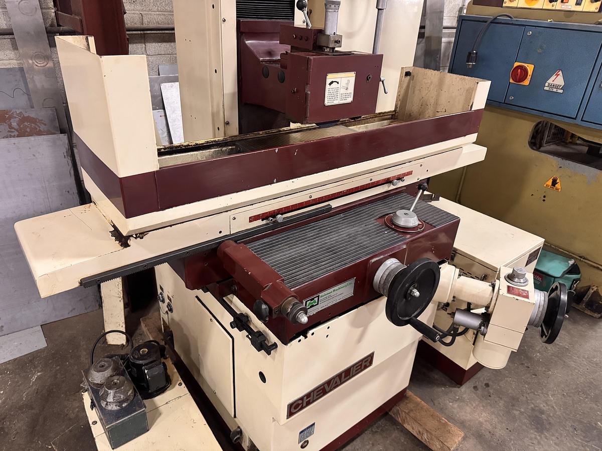 Used 8" X 18" CHEVALIER, FULLY AUTOMATIC HYDRAULIC SURFACE GRINDER