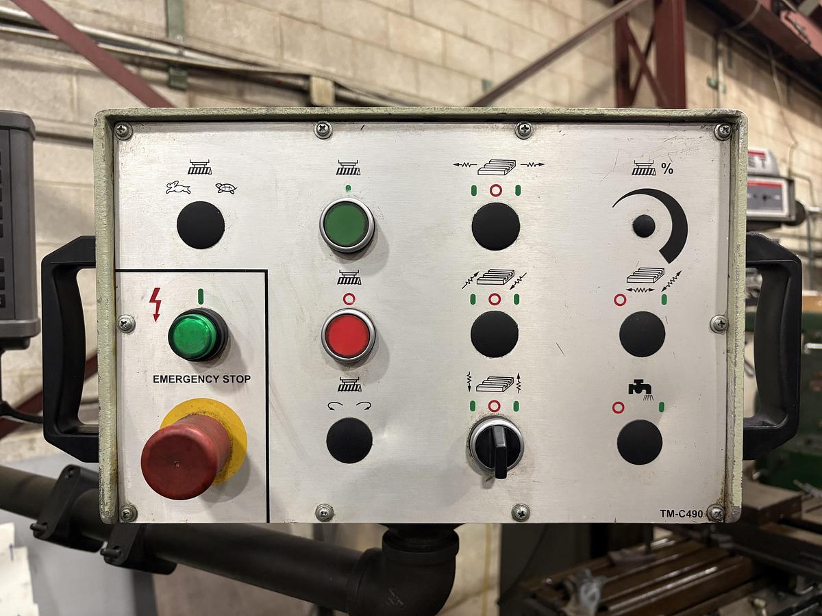 Used 10" x 50", FIRST LC-185VSX-B, VERTICAL MILLING MACHINE