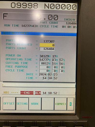 Used 2007 STRIPPIT/LVD 5' X 10' 4000 WATT CO2 LASER WITH LOAD/UNLOAD SYSTEM