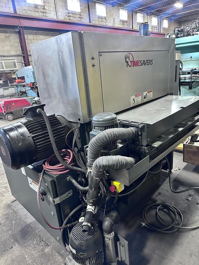 Used 37" TIMESAVER, MODEL 2111-13-0, WET TYPE METAL SANDER